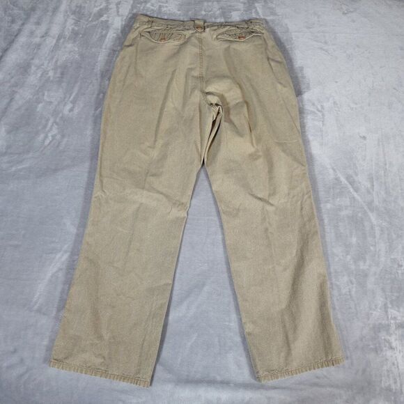 Vintage Trader Bay Baggy Pants Mens 32x28 (Estimated) Skater Style Khaki 90s - Picture 10 of 14